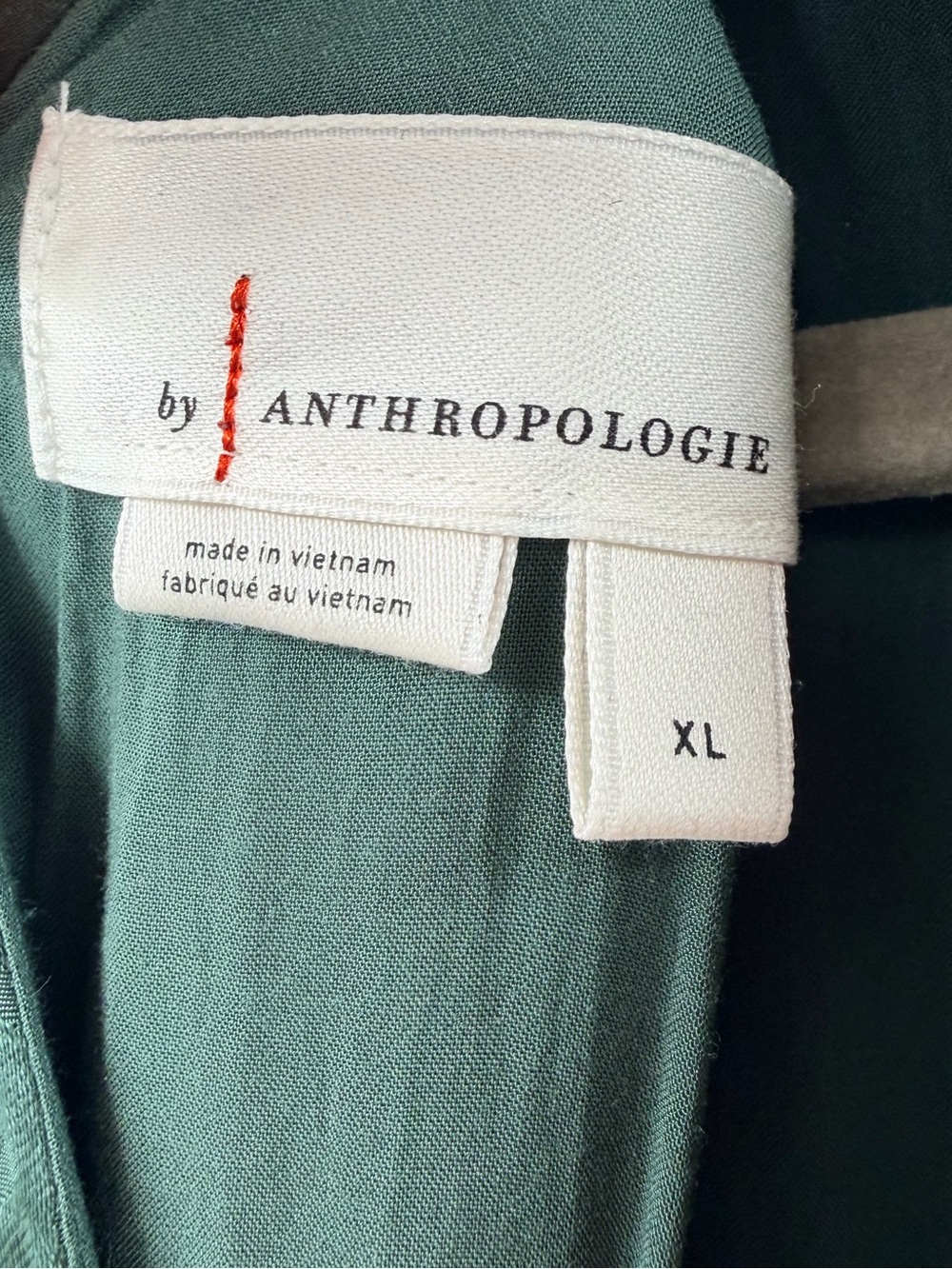 Anthropologie Somerset Maxi Dress Mock-Neck Green XL Wedding Guest Holiday - Picture 4 of 6